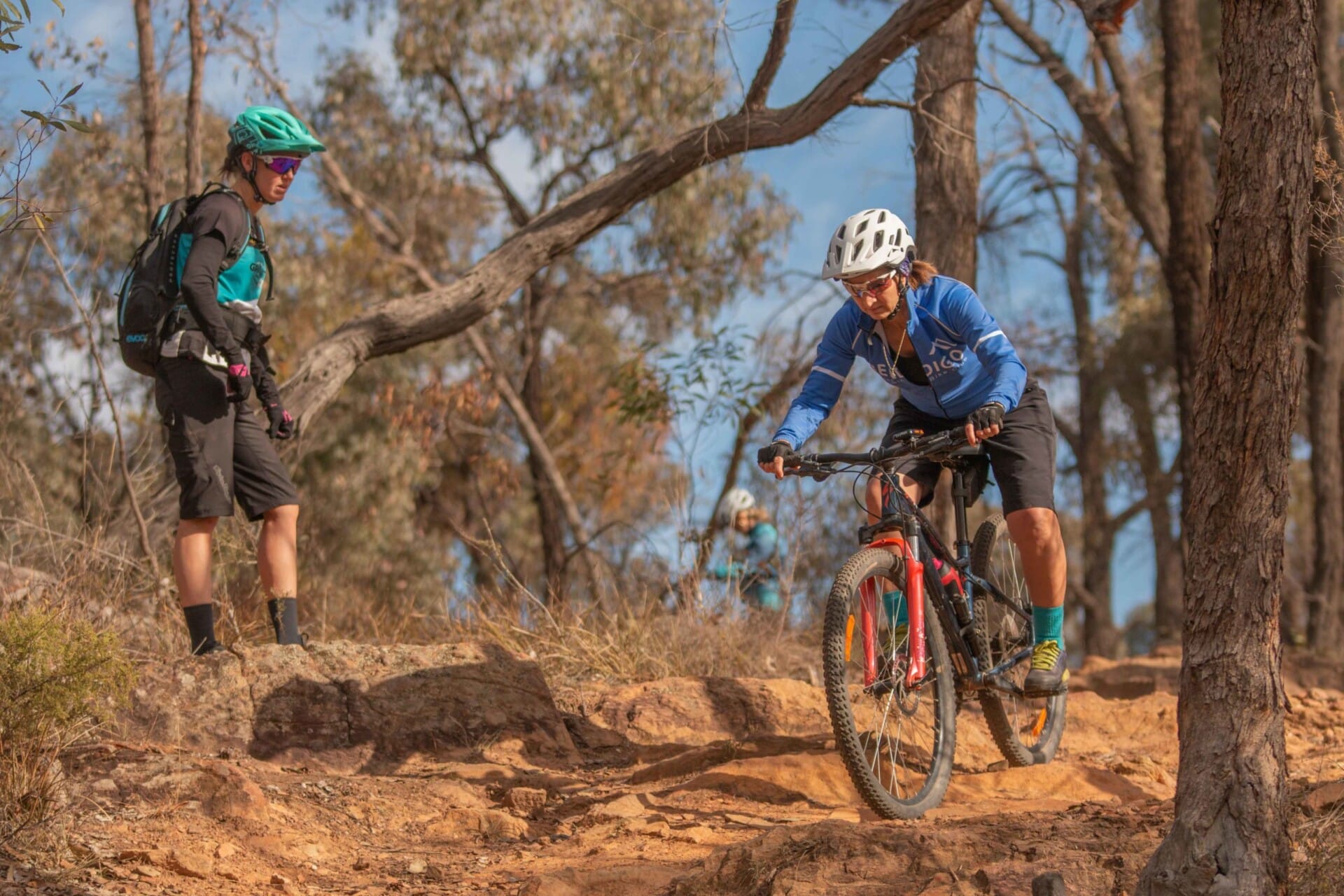 Private solo MTB coaching session with Trailhead Coaching rider practice