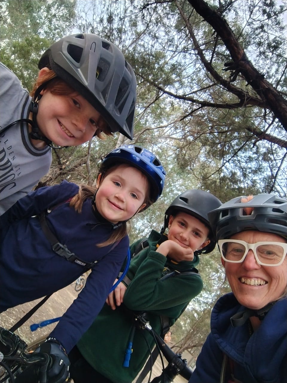 Kids mountain biking skills program in Bendigo